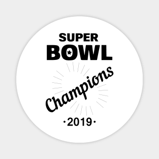 super bowl champions 2019 Magnet